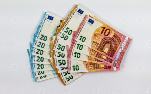 Billete de euro en venta Billete de euro en venta